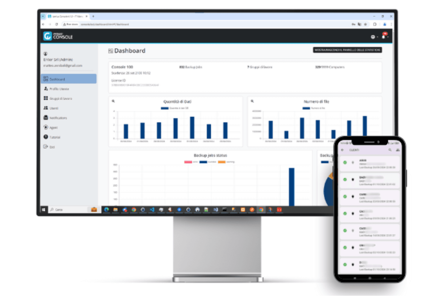 Iperius Backup provides reliable data backup, recovery, and scheduling.