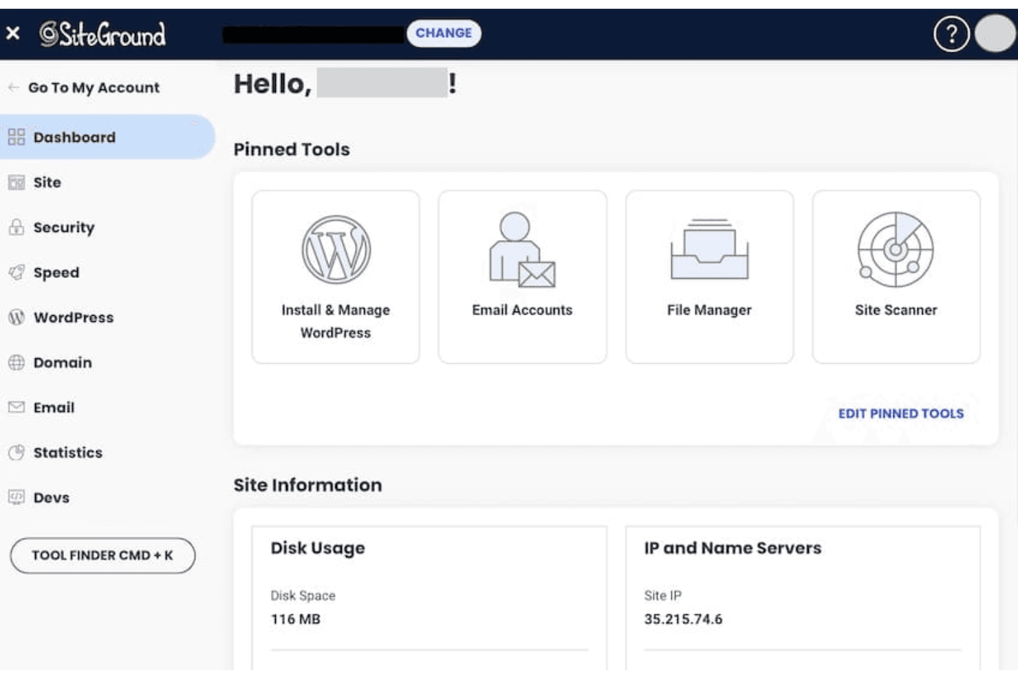 SiteGround offers fast secure web hosting with easy management tools.
