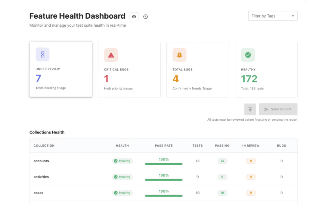 Checksum uses AI to auto-generate, run, and self-heal end-to-end tests from user sessions.