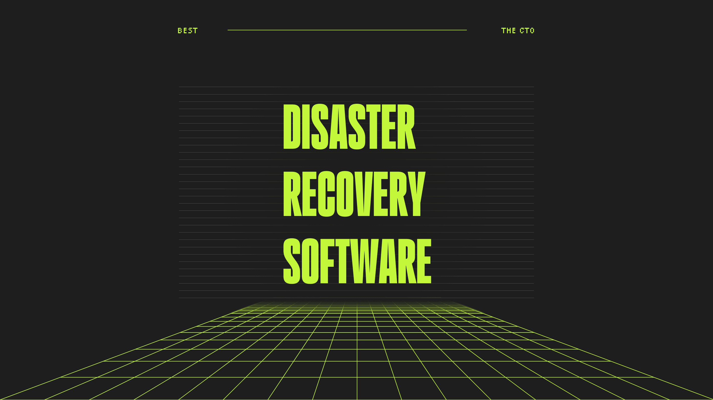 Disaster recovery software best tools