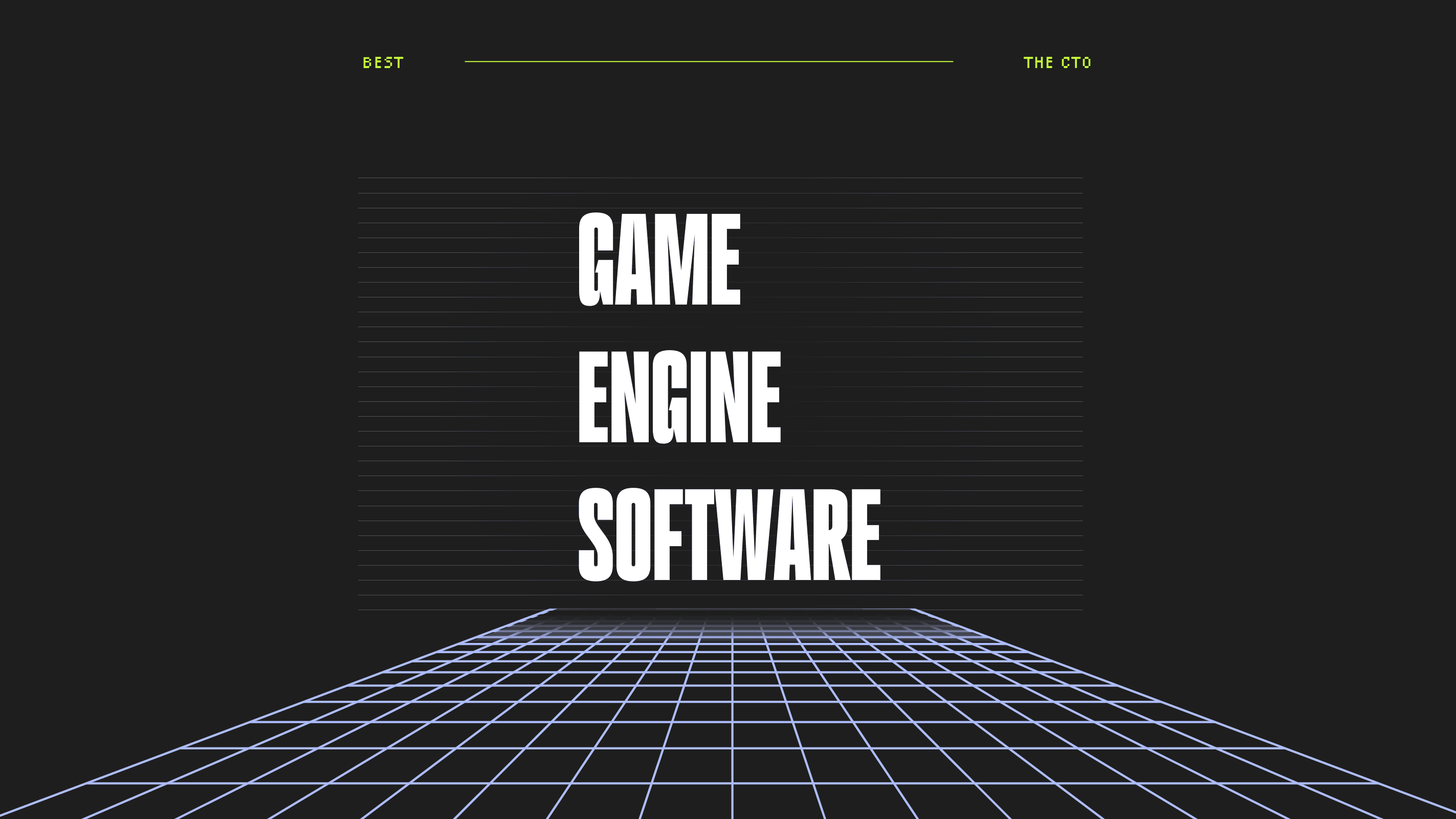 Game engine software best tools