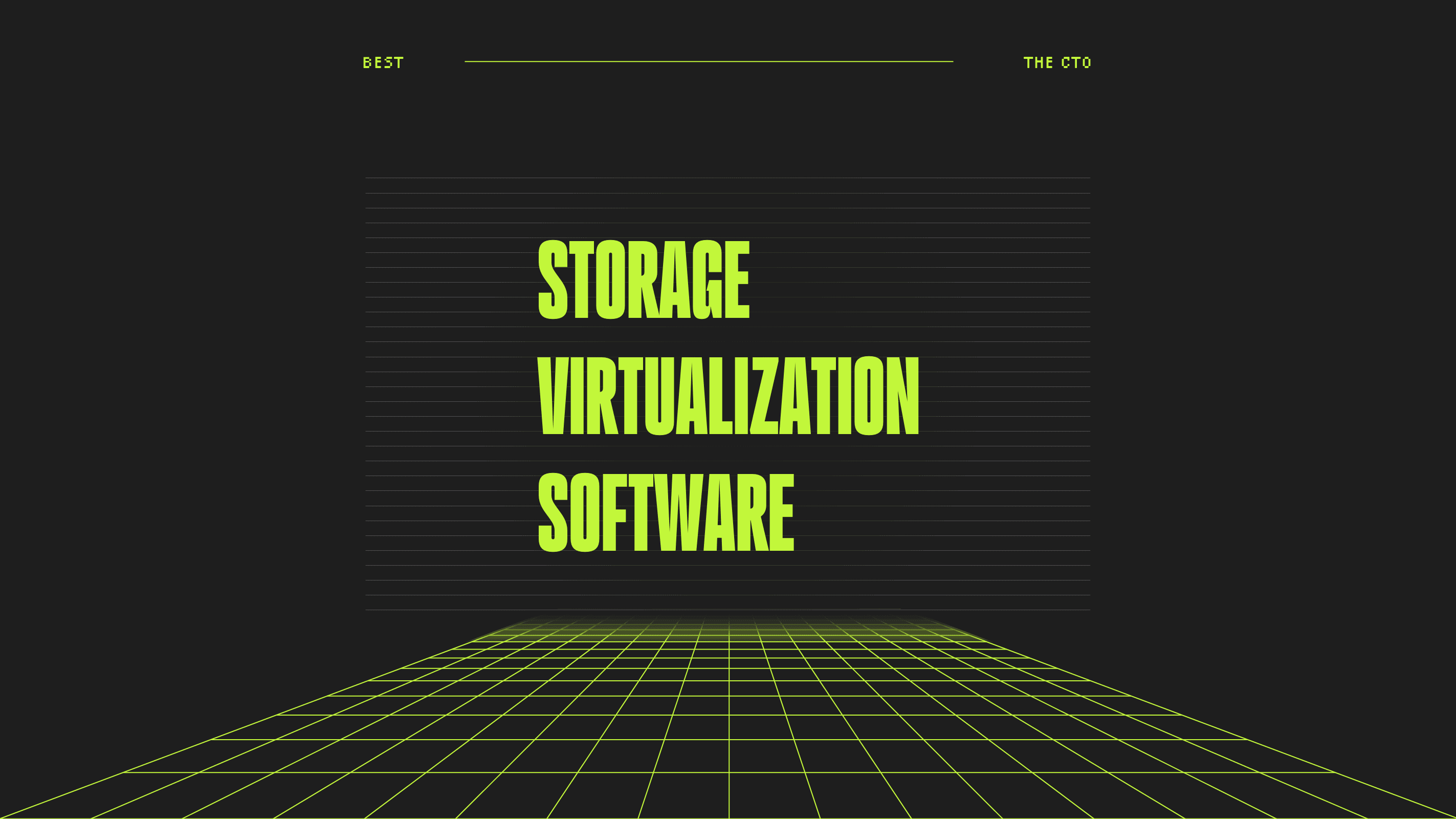 Storage virtualization software best tools