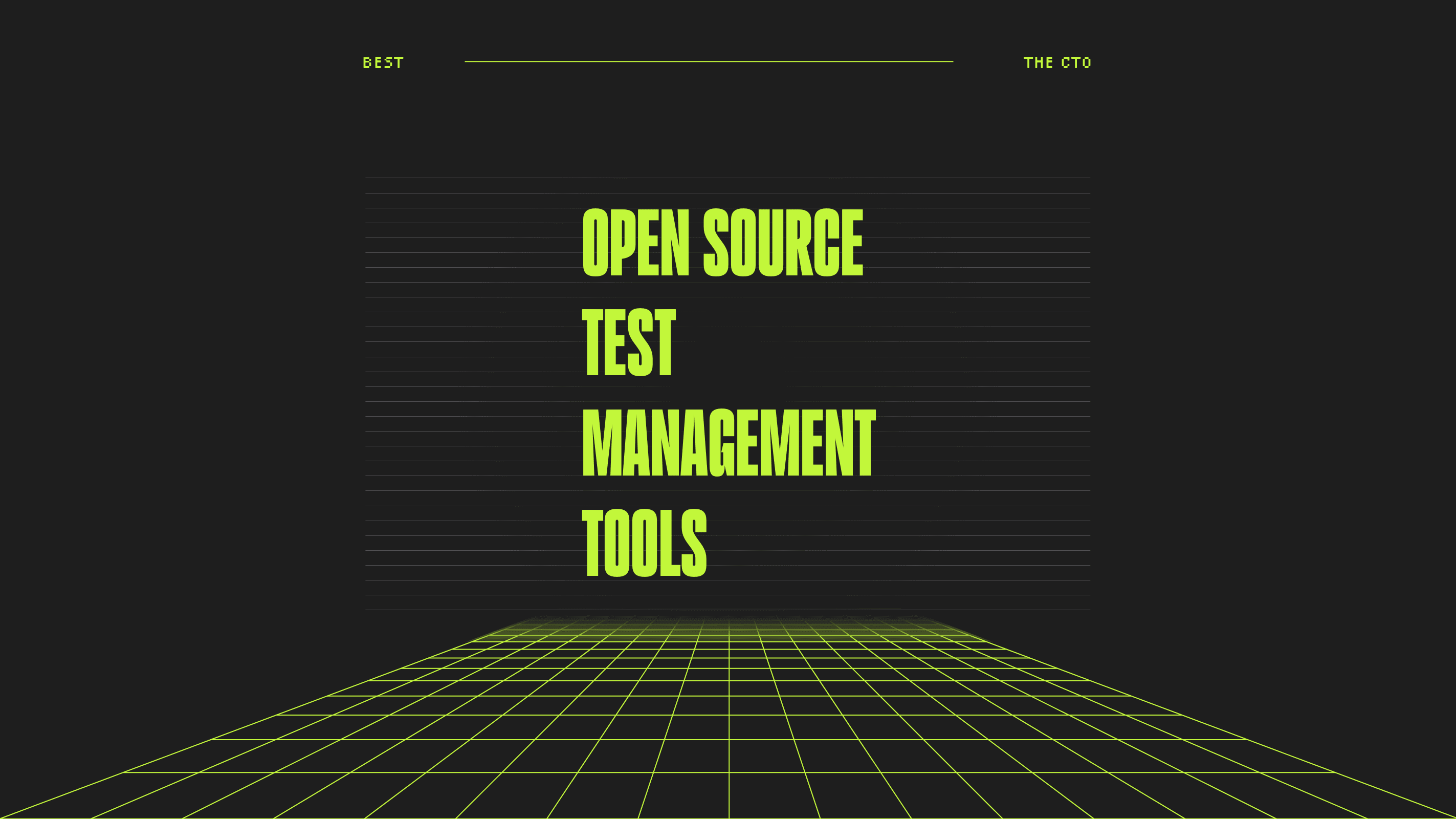 Open source test management tools best tools