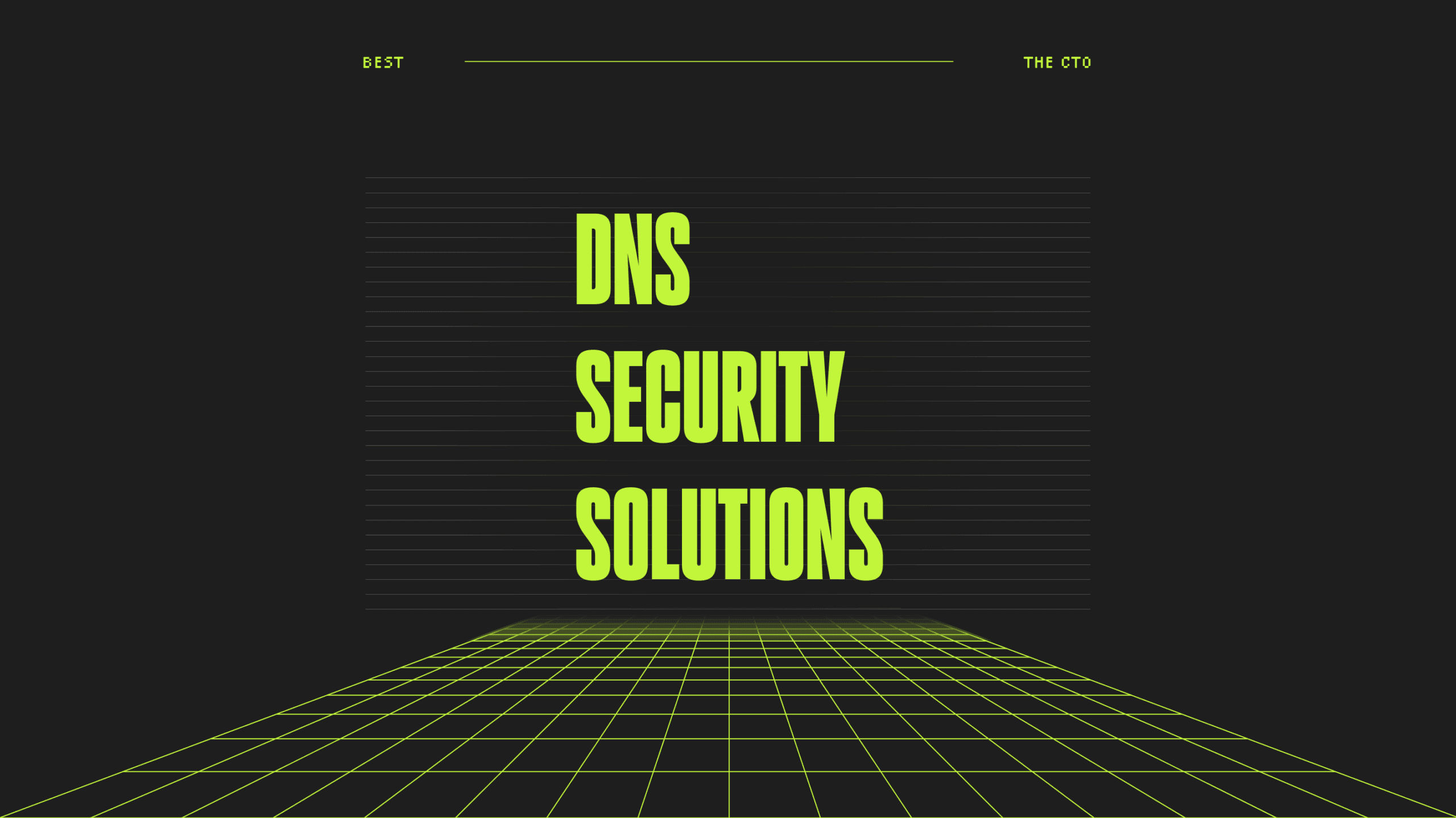 Dns security solutions best tools