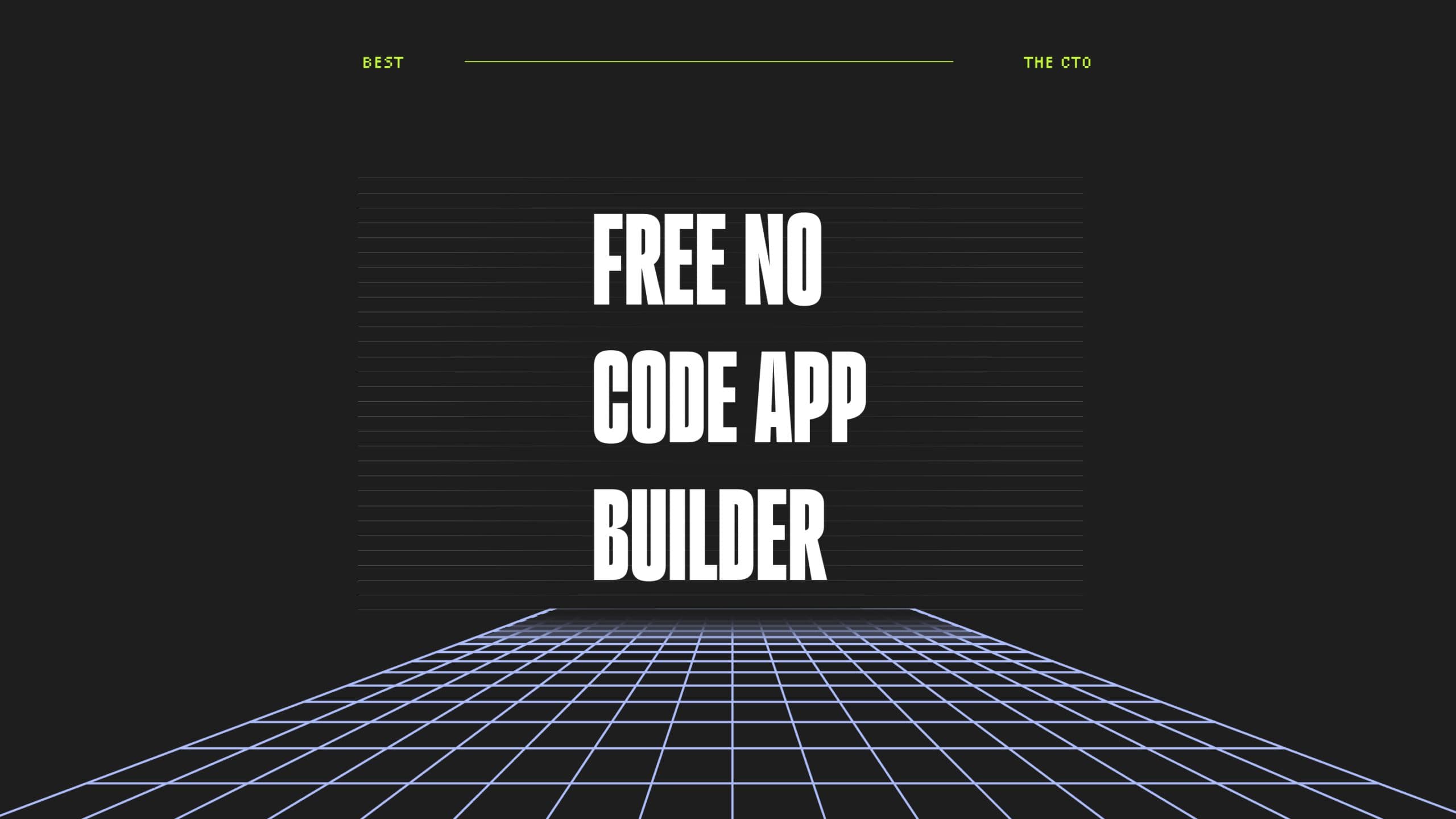 Free no code app builder best tools 08902