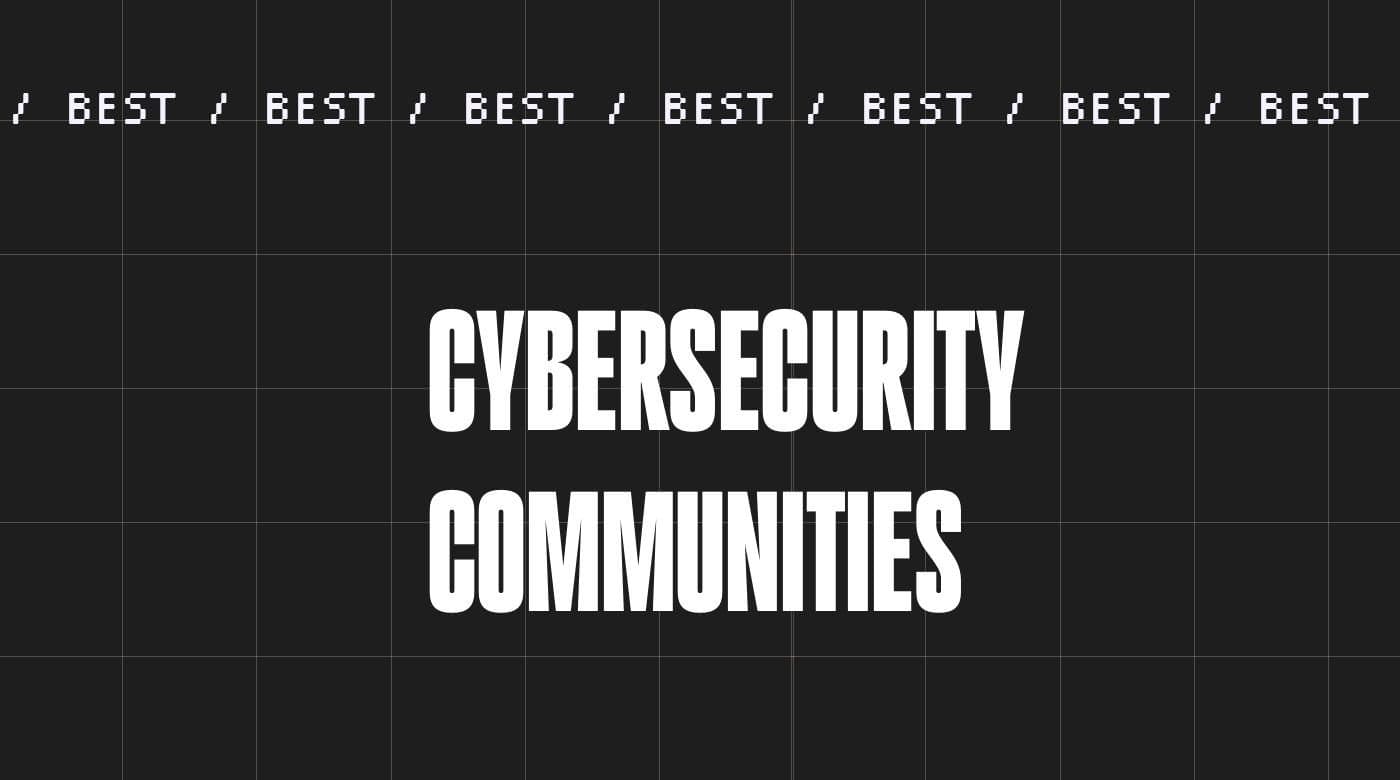 Cybersecurity communities generic best of 12880