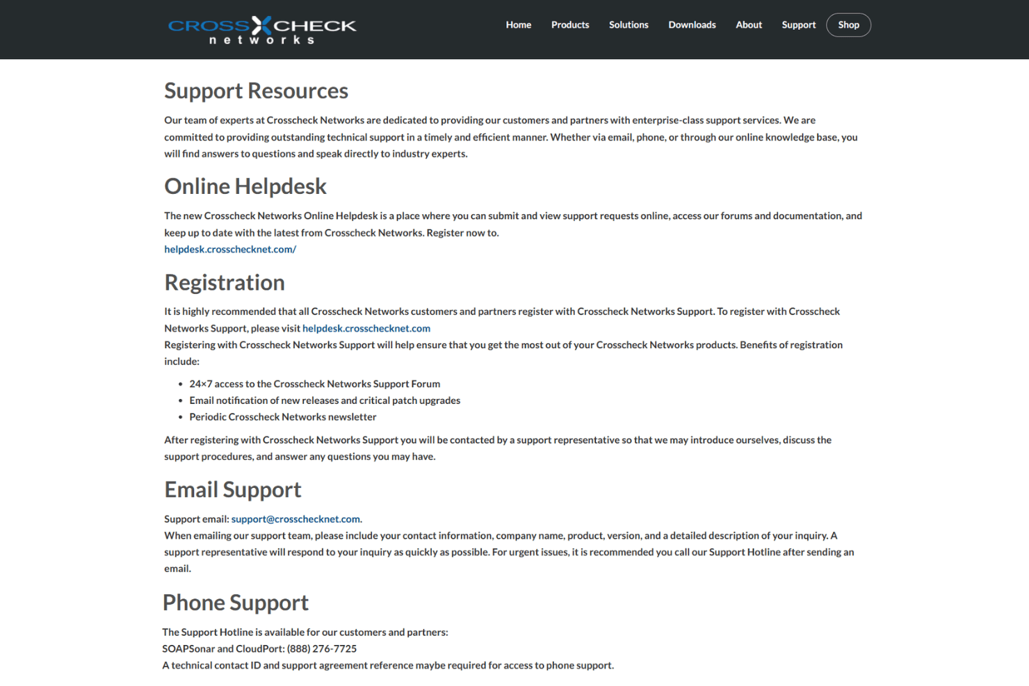 SOAPSonar support