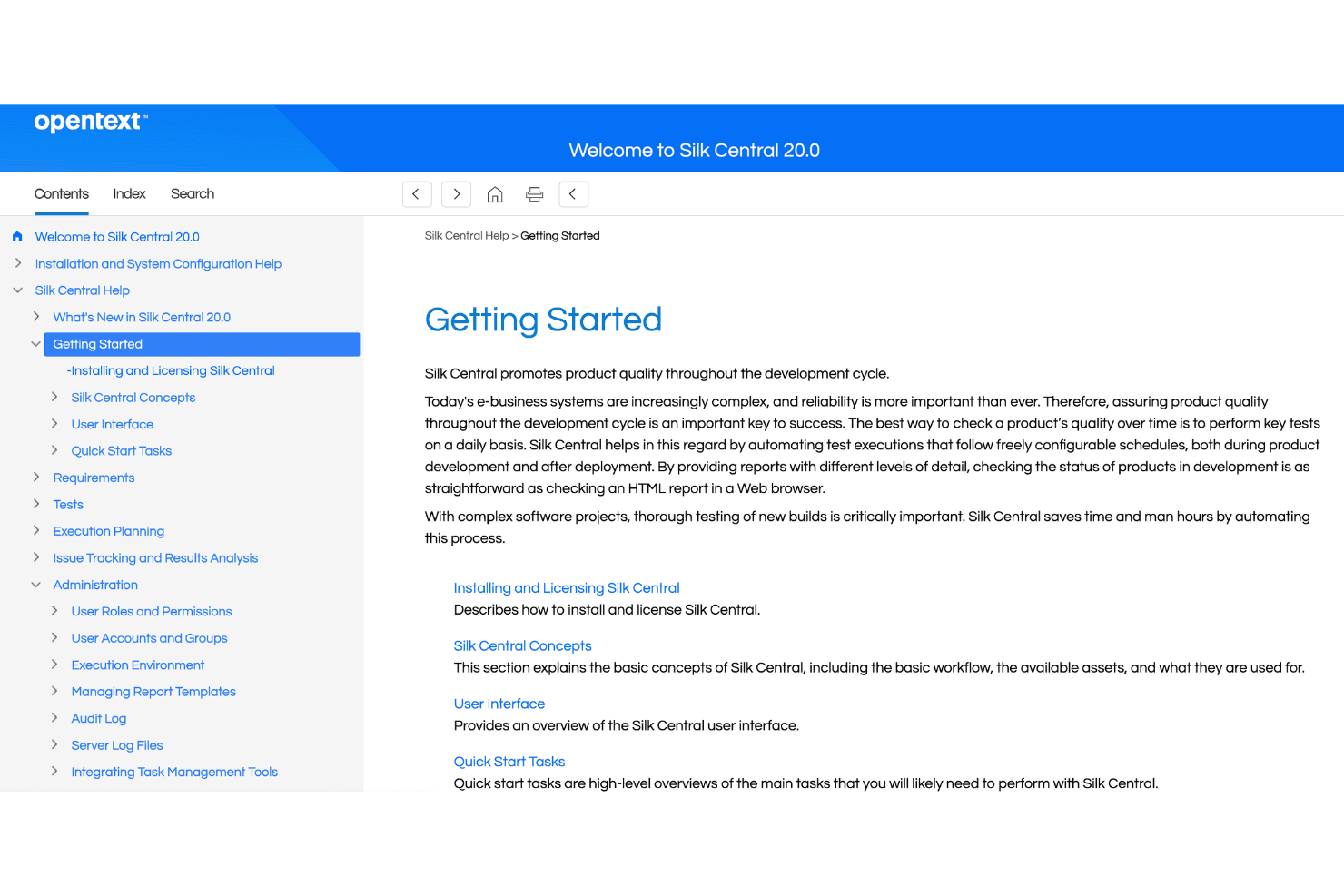 OpenText Silk Central community resources