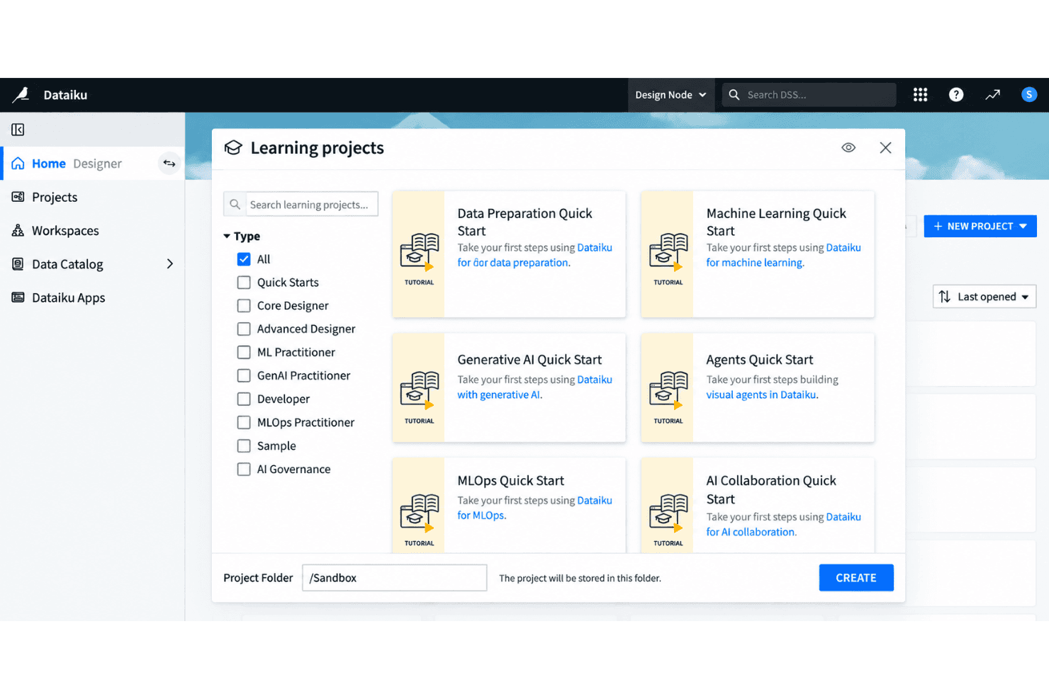 Dataiku unifies collaborative machine learning, analytics, and AI workflows.