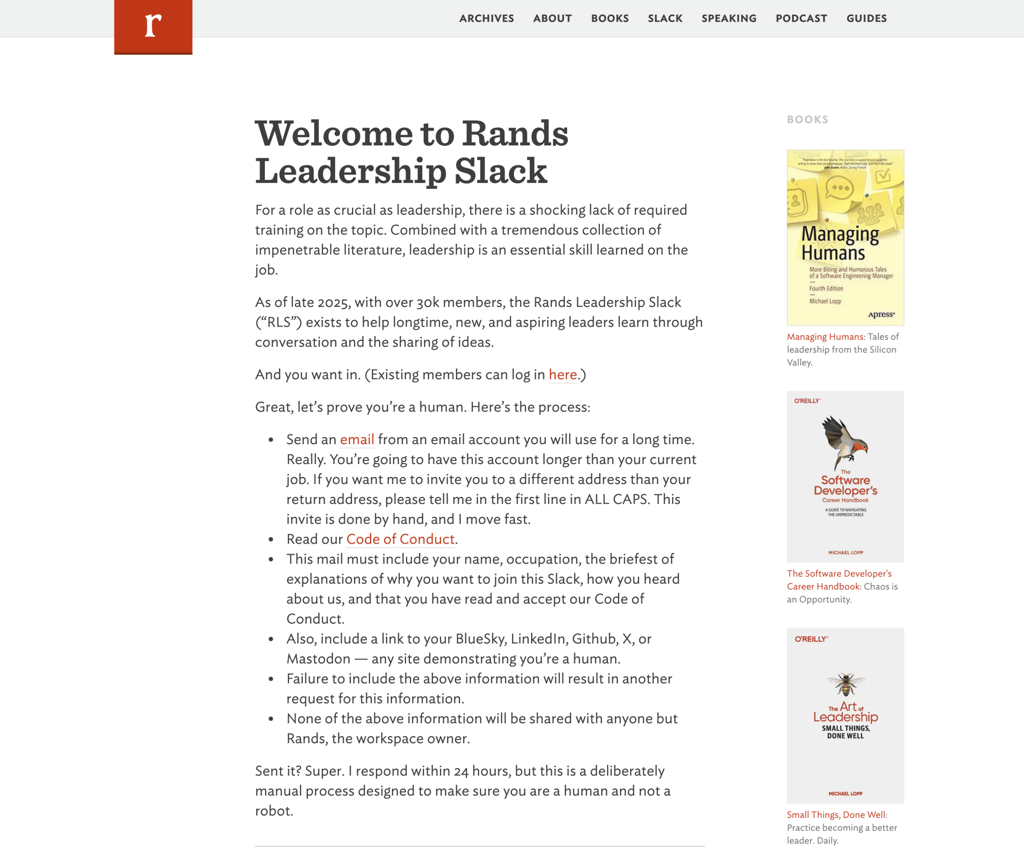 Rands Leadership Slack