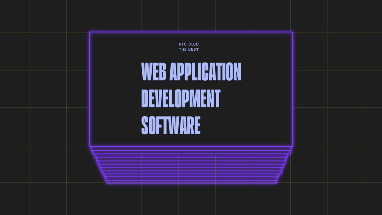 Web application development software best tools 86928