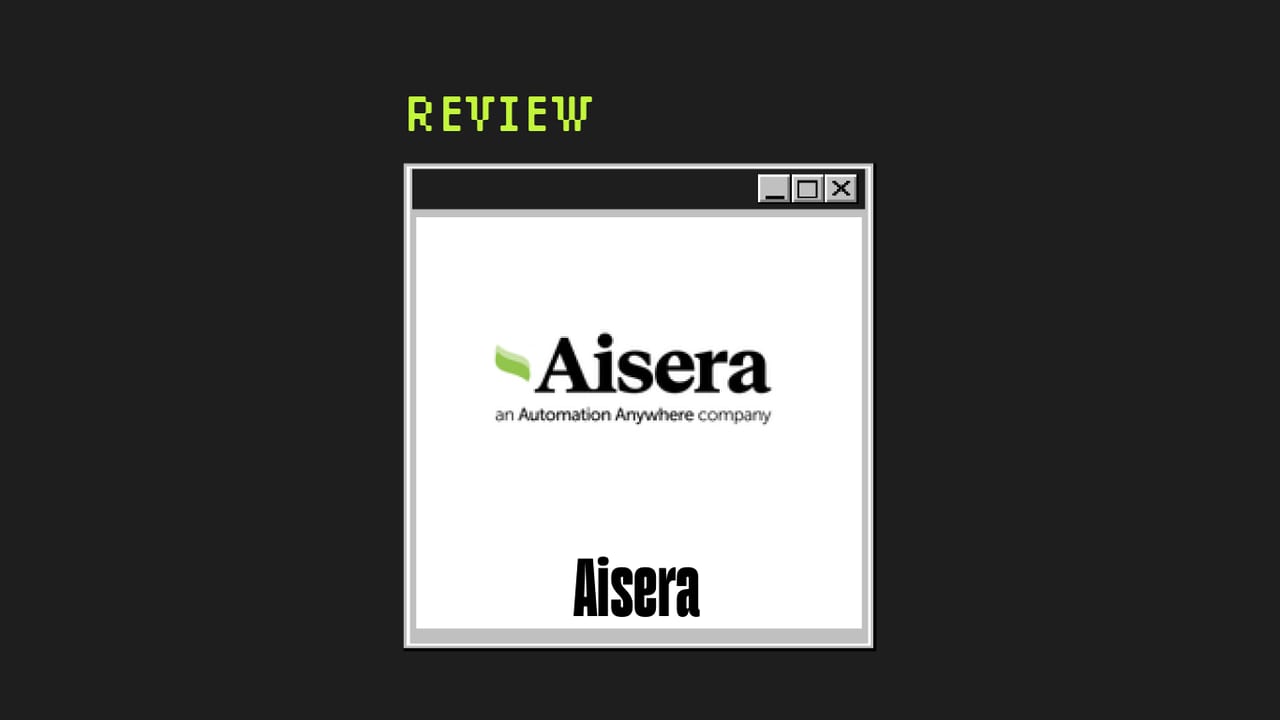 Aisera Product Review 23720