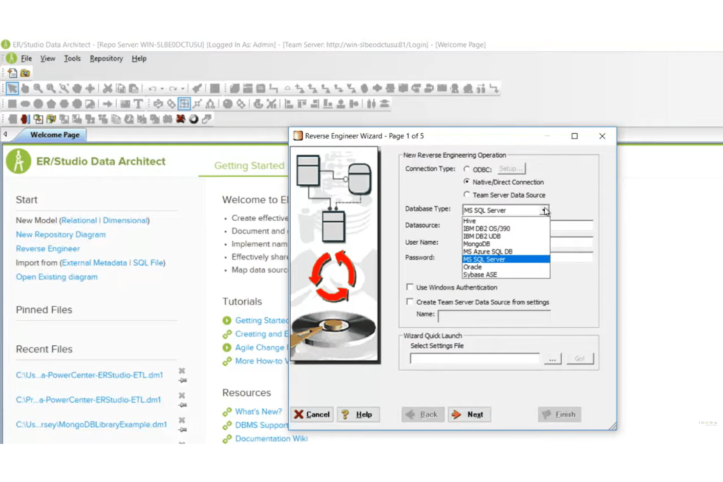 screenshot - ER/Studio Review: Pros, Cons, Features and Pricing Guide