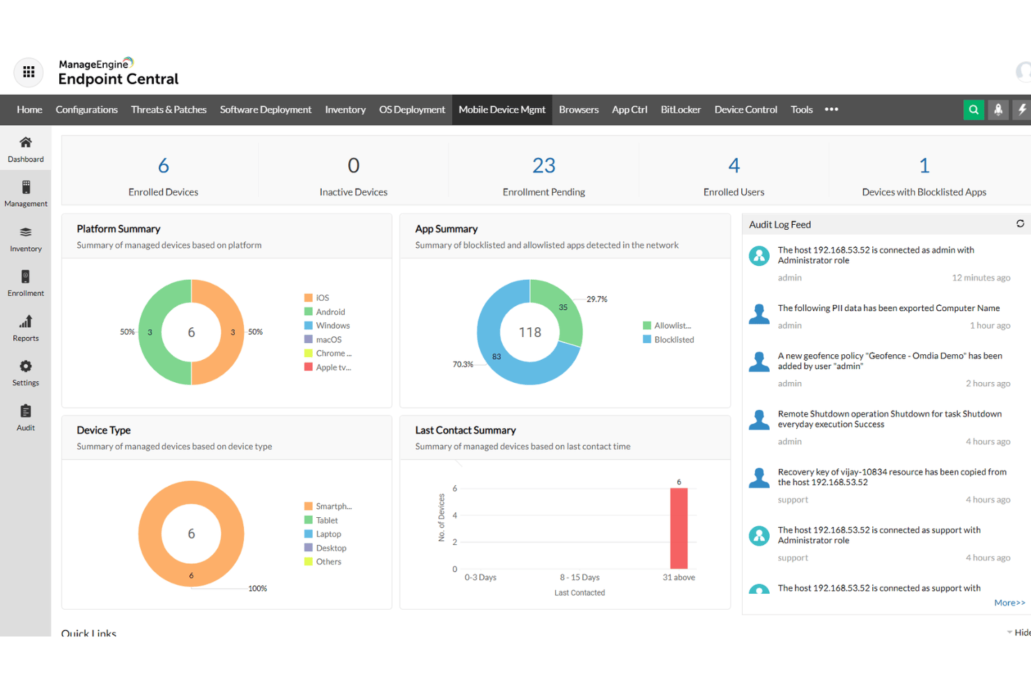 Patch management tool for automating updates and endpoint visibility