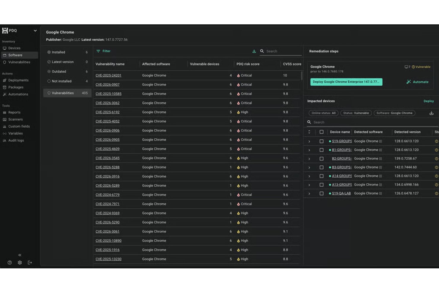 screenshot - PDQ Connect Review: Pros, Cons, Features and Pricing Explained