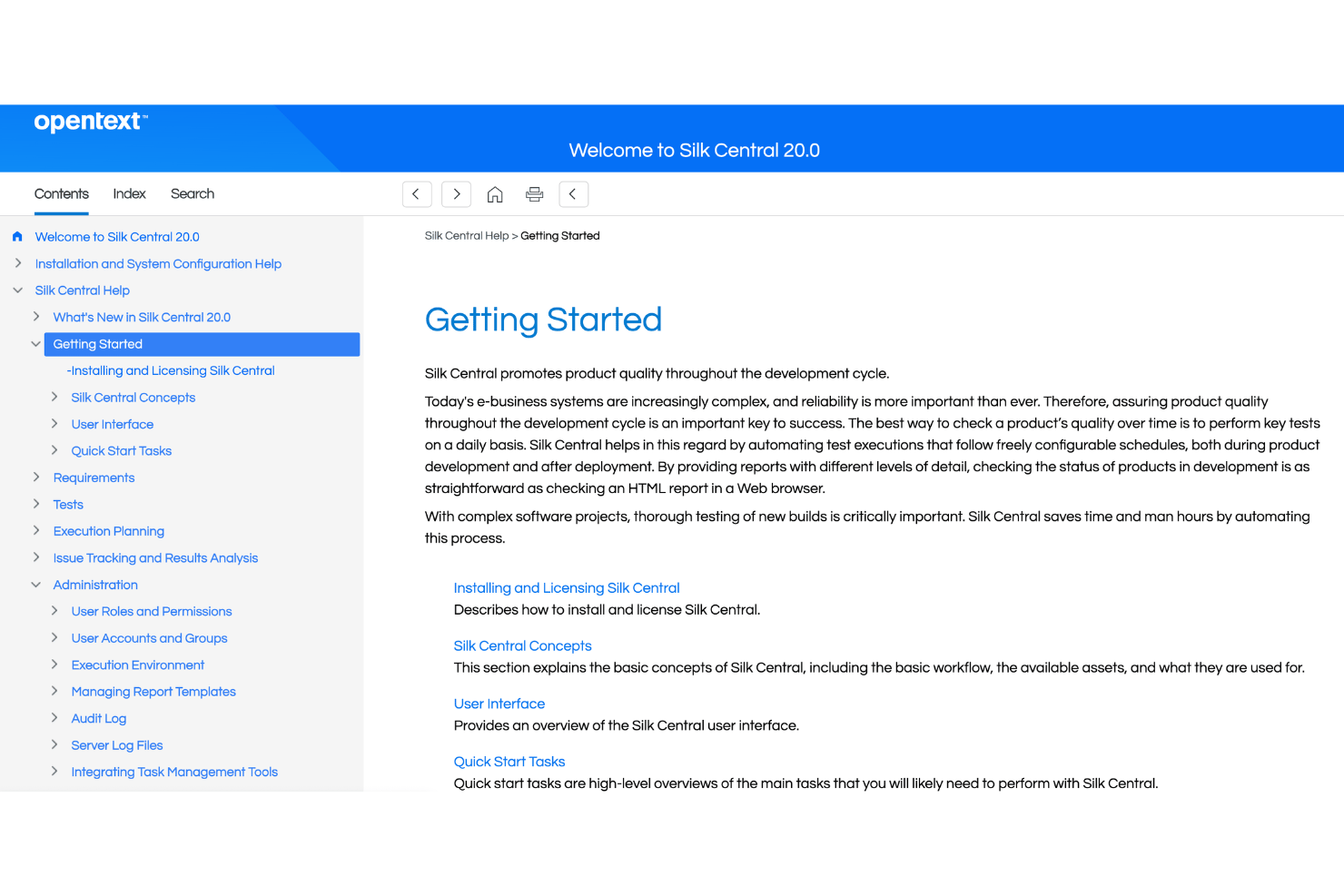 OpenText Silk Central community resources