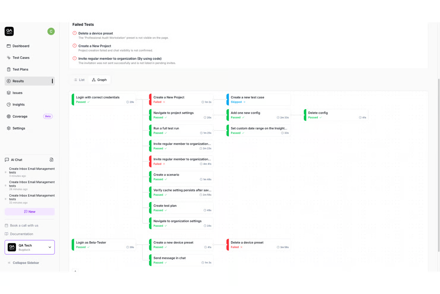 screenshot - QA.tech Review 2026: Pros, Cons, Features and Pricing Overview