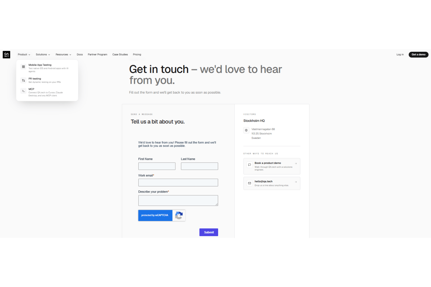 screenshot - QA.tech Review 2026: Pros, Cons, Features and Pricing Overview