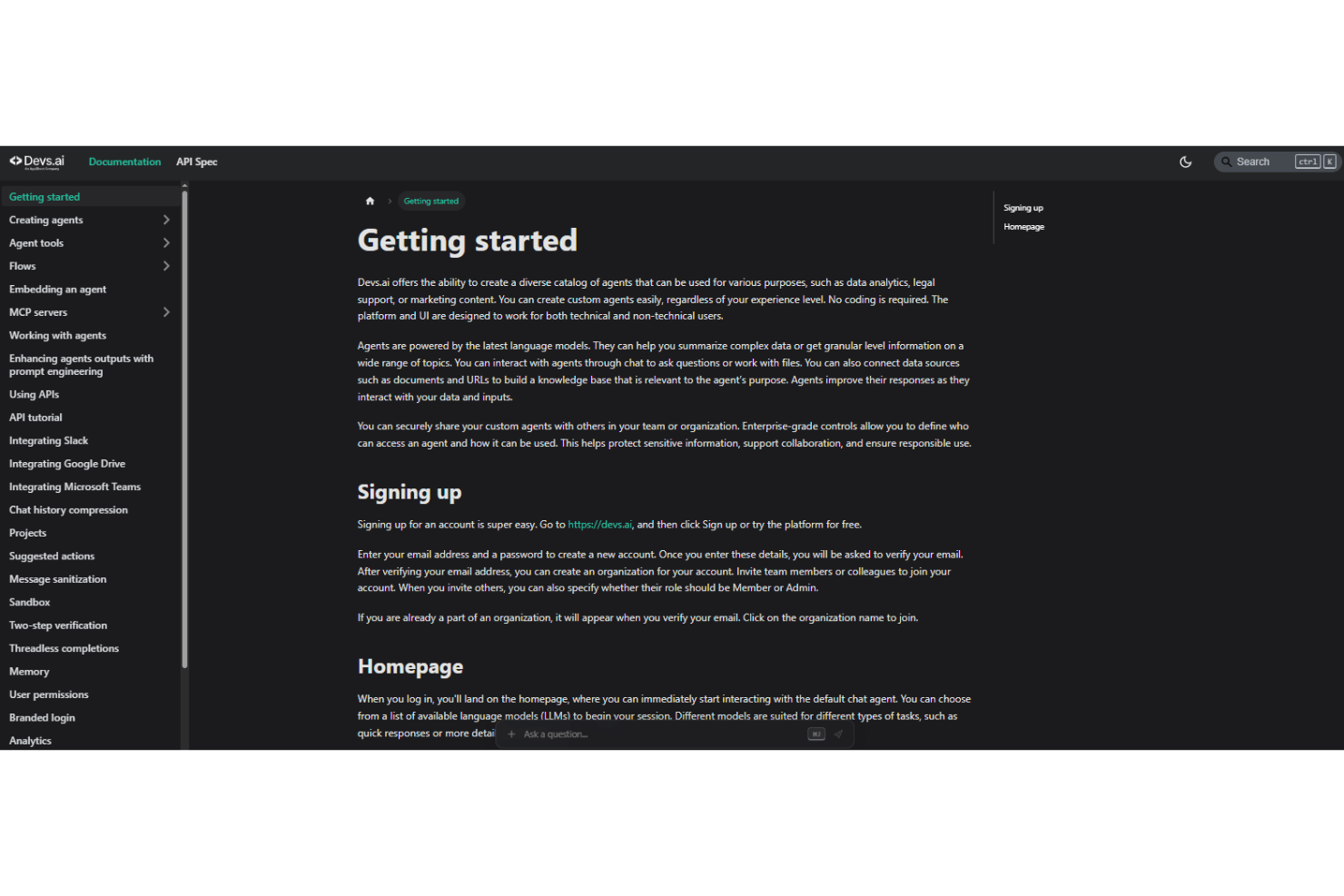 screenshot - Devs.ai Review: Pros, Cons, Features and Pricing Explained