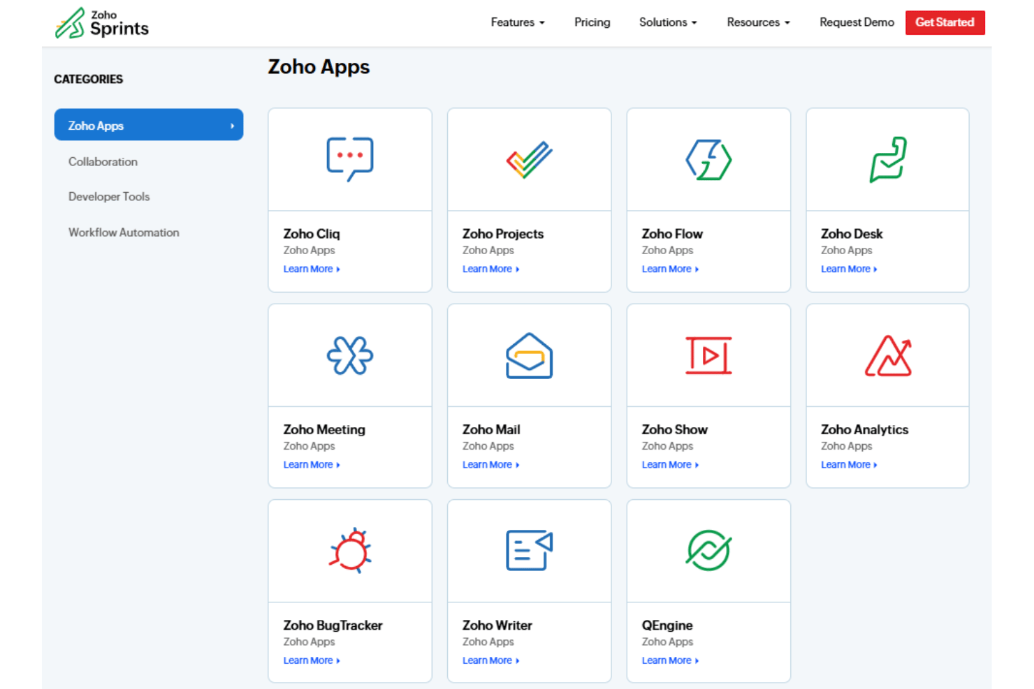 screenshot - Zoho Sprints Test: Vorteile, Nachteile, Funktionen und Preisgestaltung erklärt