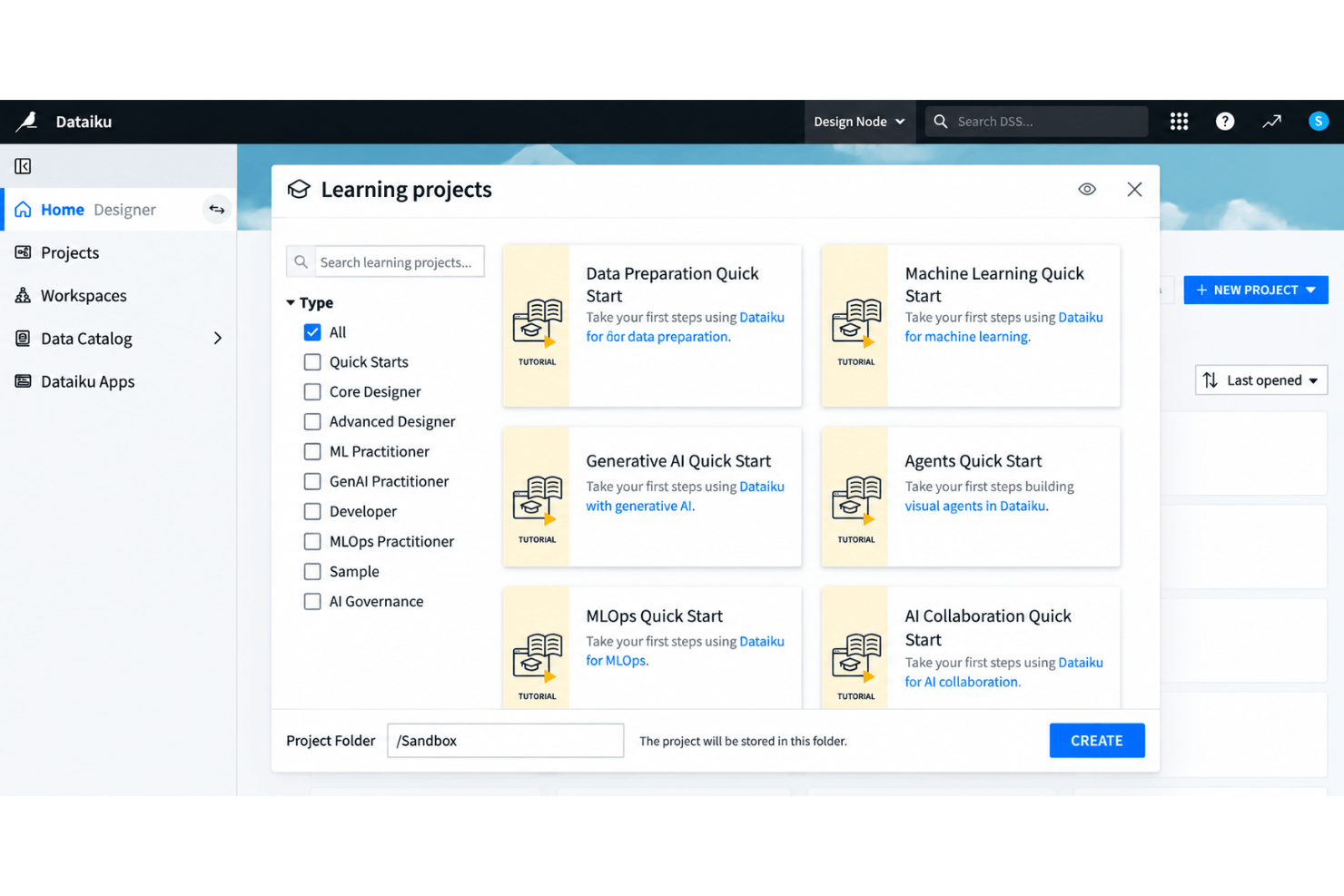 Dataiku unifies collaborative machine learning, analytics, and AI workflows.