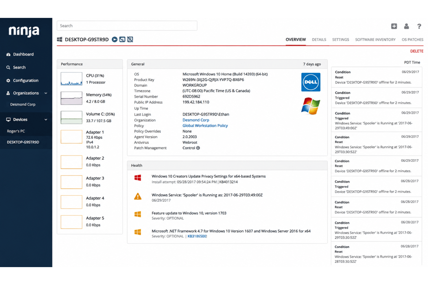 screenshot - NinjaOne IT Management Software Review for 2026
