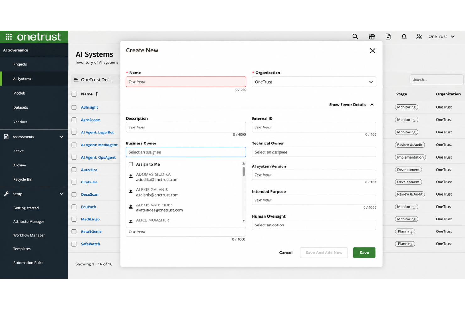 screenshot - OneTrust Bewertung: Vorteile, Nachteile, Funktionen und Preisgestaltung erklärt