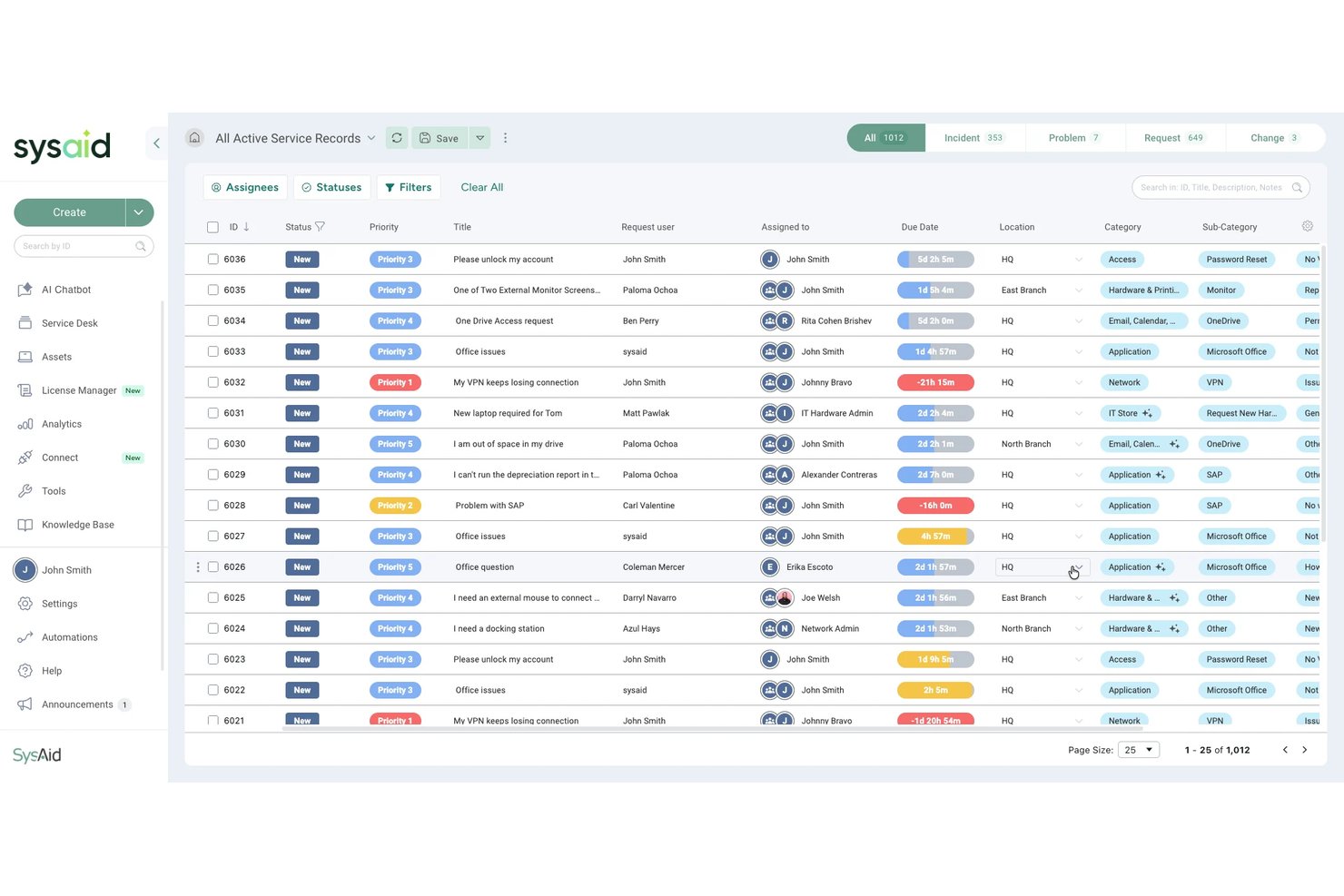 screenshot - SysAid Review 2026: Pros, Cons, Features, and Pricing