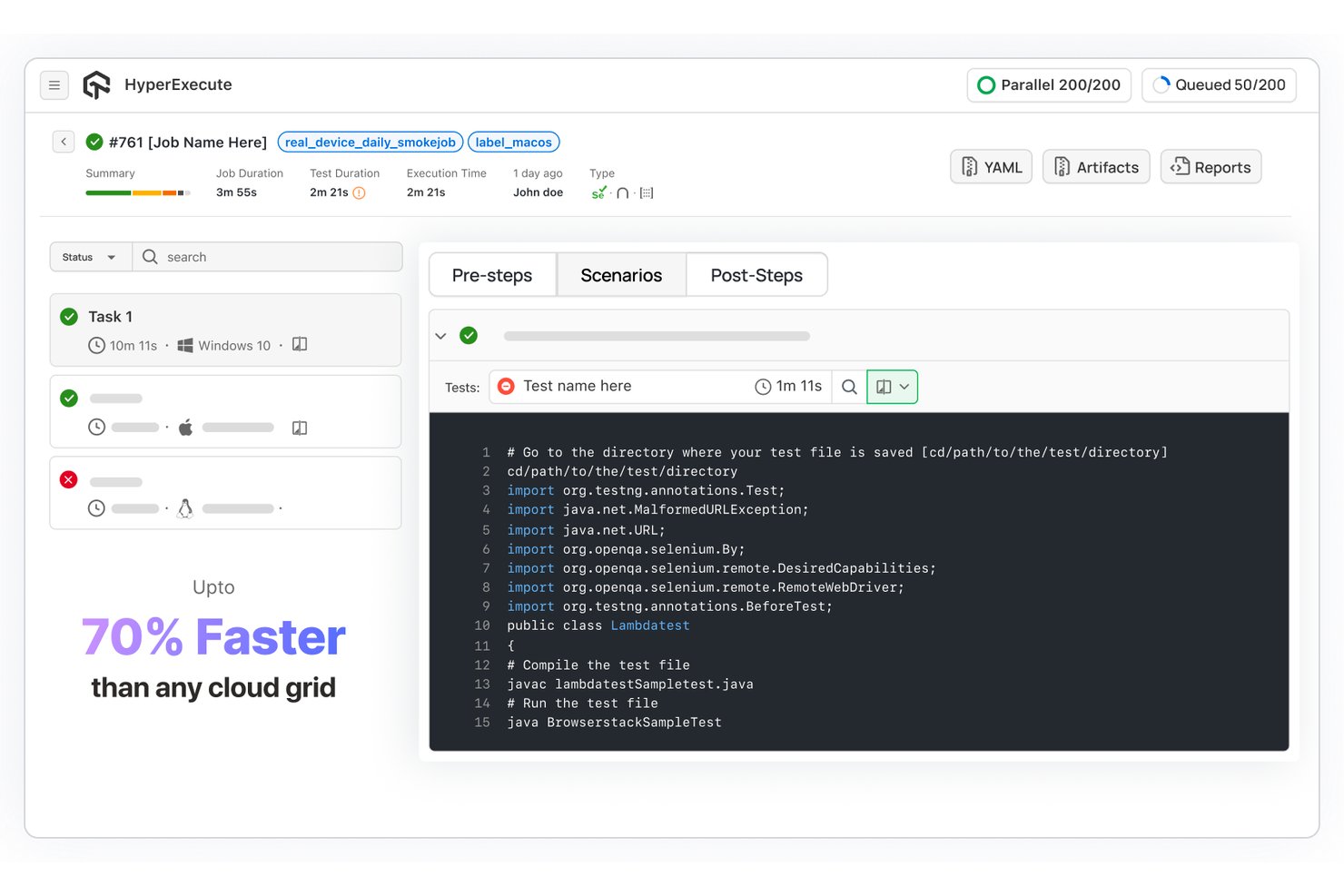 screenshot - TestMu AI Review: Pros, Cons, Features, and Pricing Explained
