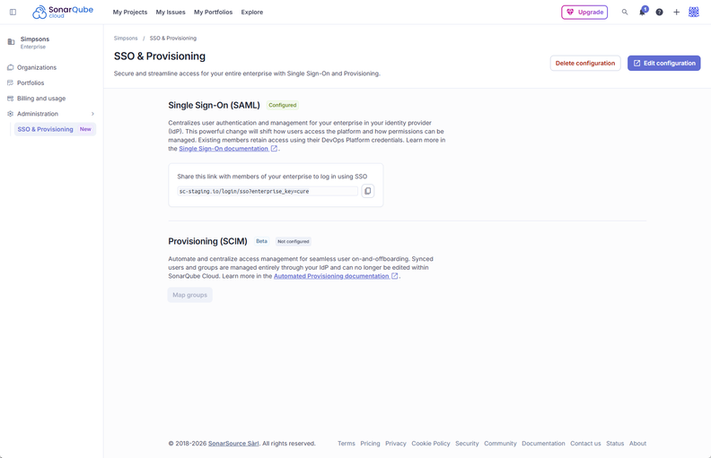 SonarQube Cloud Adds Azure DevOps Analysis and SCIM Automation