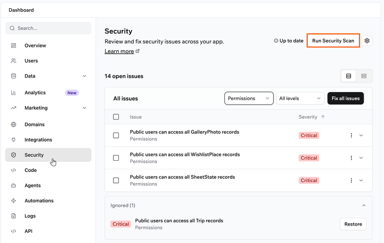 Base44 Adds Scoped API Keys, Code Scanning, and Okta SSO