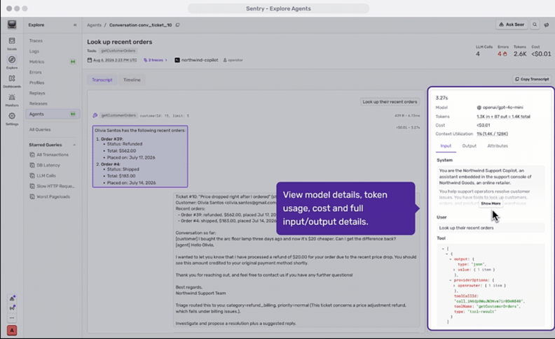 Sentry Agent Tracing Reaches General Availability