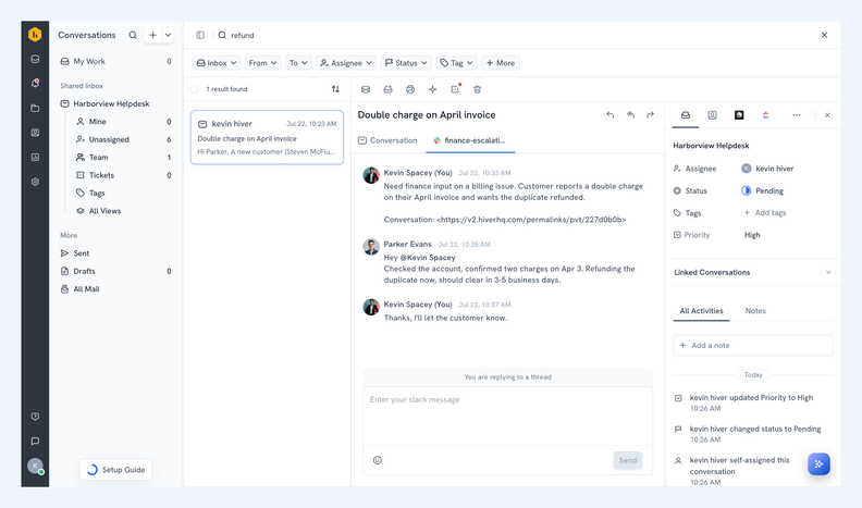 Hiver Adds Linear Issue Tracking and Slack Collaboration