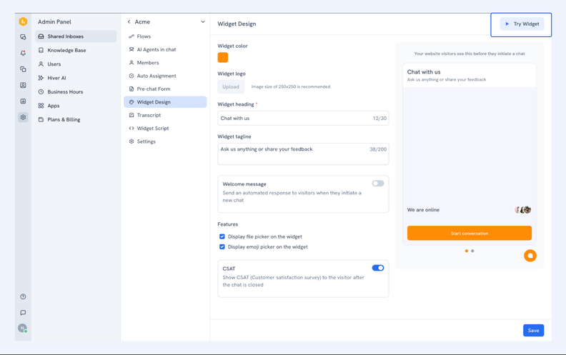 Hiver Introduces Chat Playground for Chat Testing