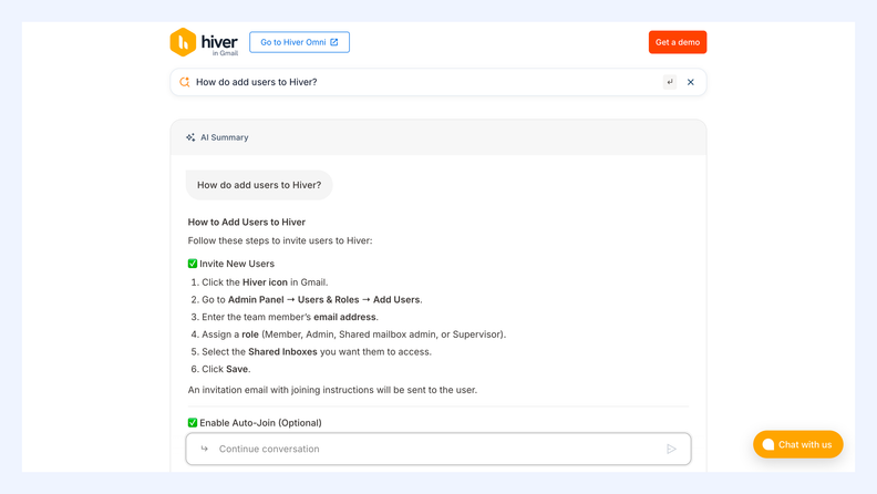Hiver Introduces AI-Powered Search for Knowledge Base