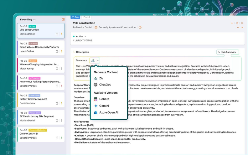 Zoho Projects Infinity Unveiled