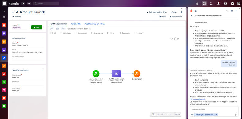 Creatio Adds AI Automation and Marketing Workflow Updates