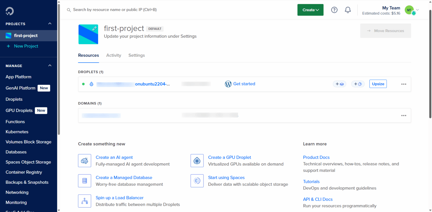 screenshot - DigitalOcean Review: Pros, Cons, Features & Pricing