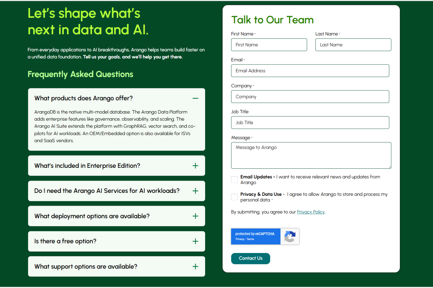 screenshot - ArangoDB Review: Pros, Cons, Features and Pricing
