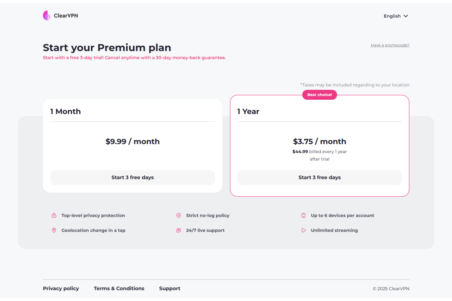 screenshot - ClearVPN Review: Pros, Cons, Features, and Pricing