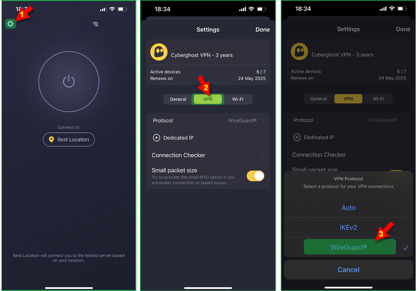 screenshot - CyberGhost VPN Review: Pros, Cons, Features, and Pricing