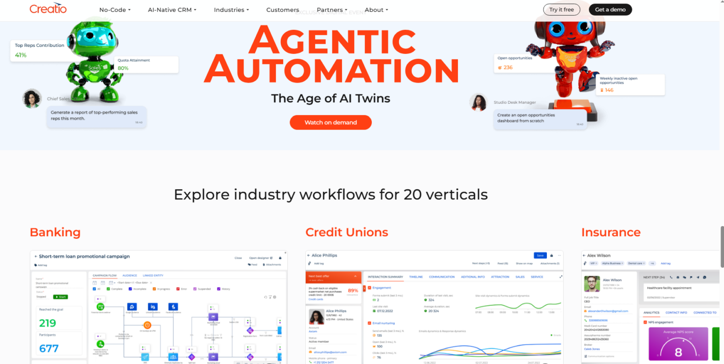 screenshot - Creatio Studio Review: Pros, Cons, Features, and Pricing