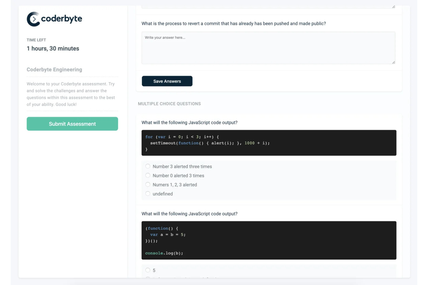 screenshot - Coderbyte Review: Pros, Cons, Features and Pricing