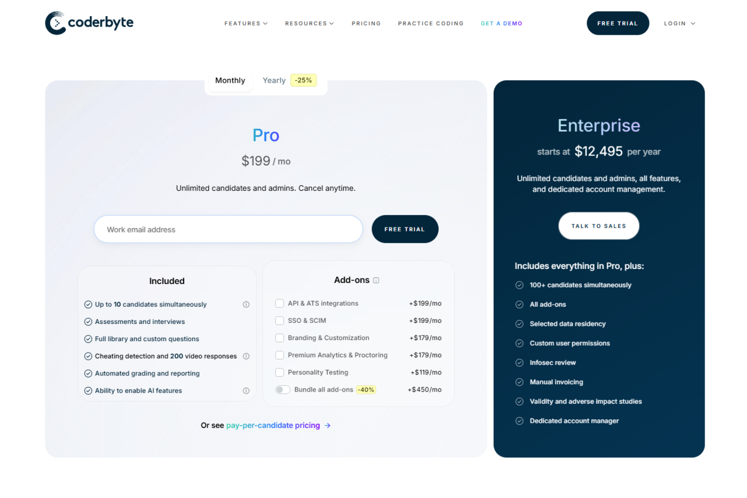 screenshot - Coderbyte Review: Pros, Cons, Features and Pricing