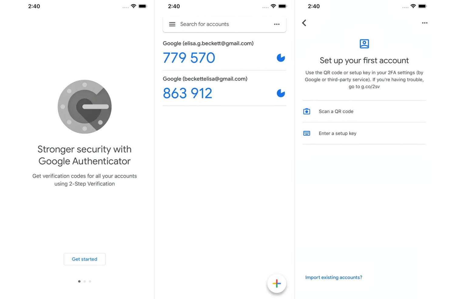 screenshot - Google Authenticator Review: Pros, Cons, Features, and Pricing