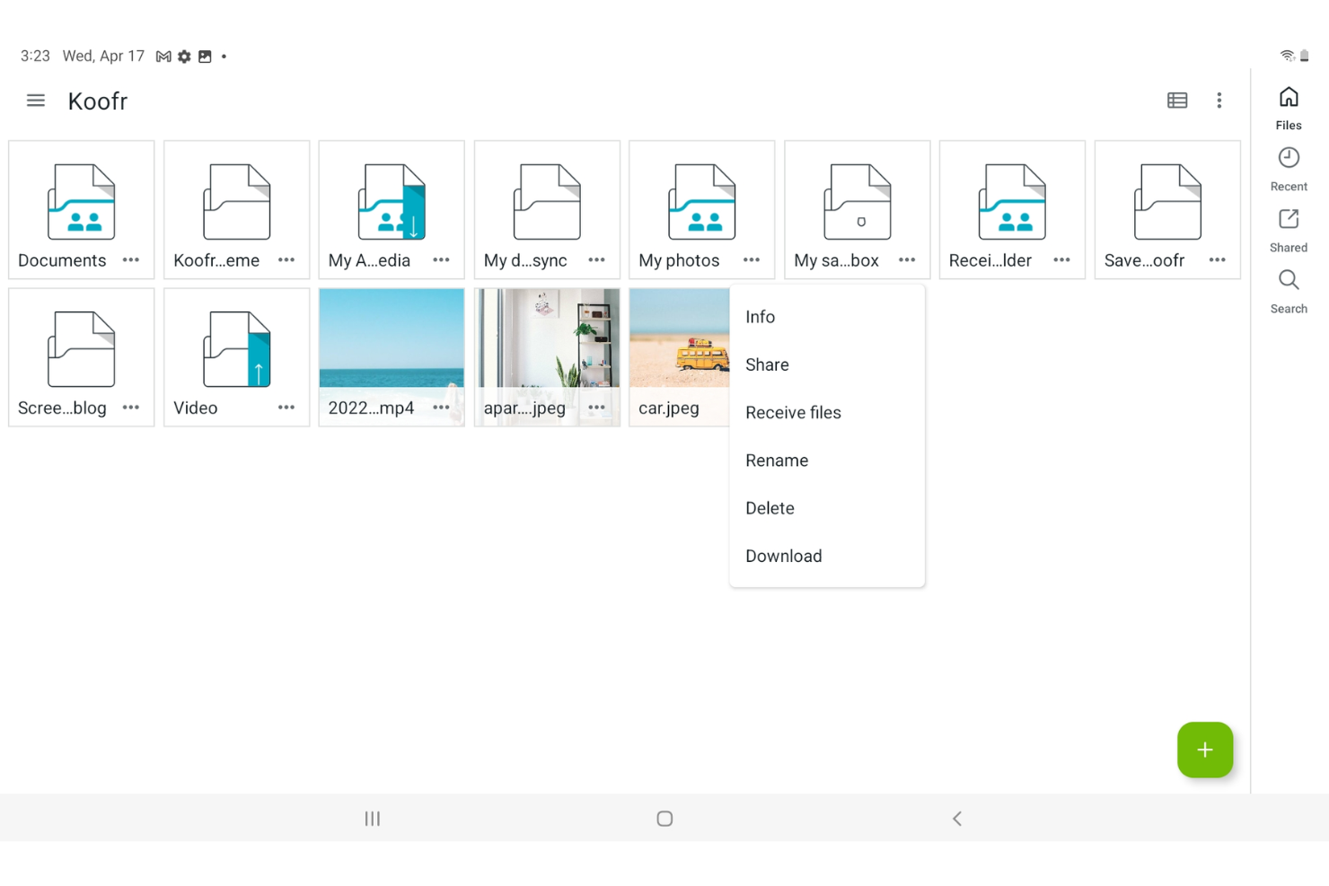 screenshot - Koofr Review: Pros, Cons, Features, and Pricing