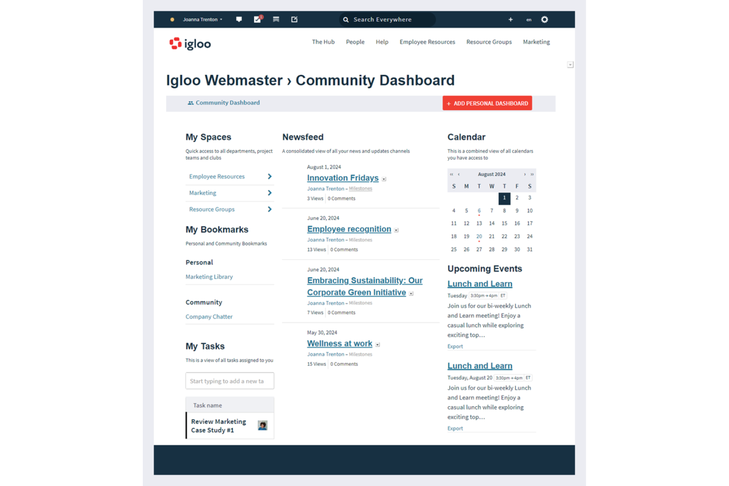 screenshot - Igloo Software Review: Pros, Cons, Features, and Pricing