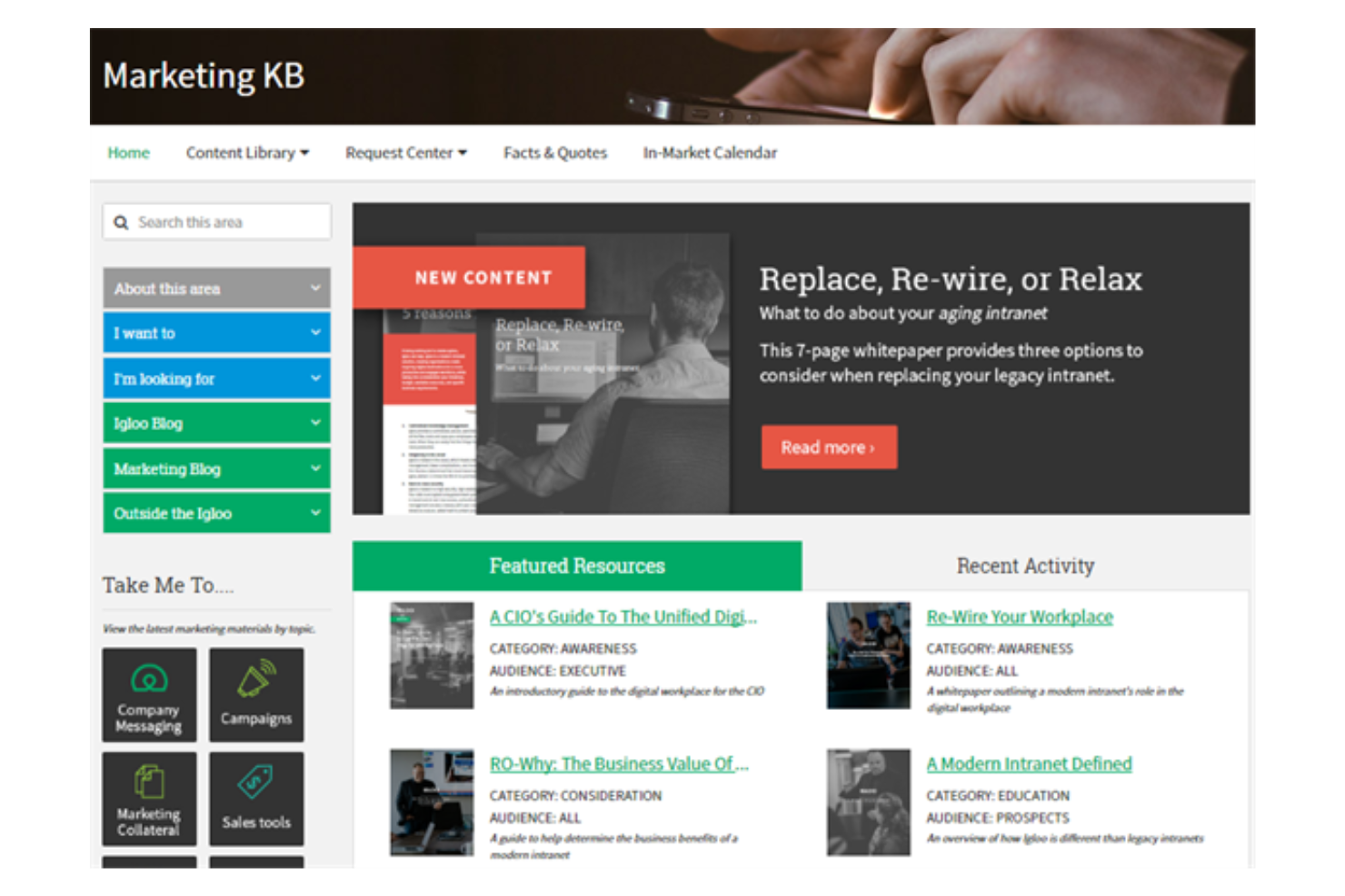 screenshot - Igloo Software Review: Pros, Cons, Features, and Pricing