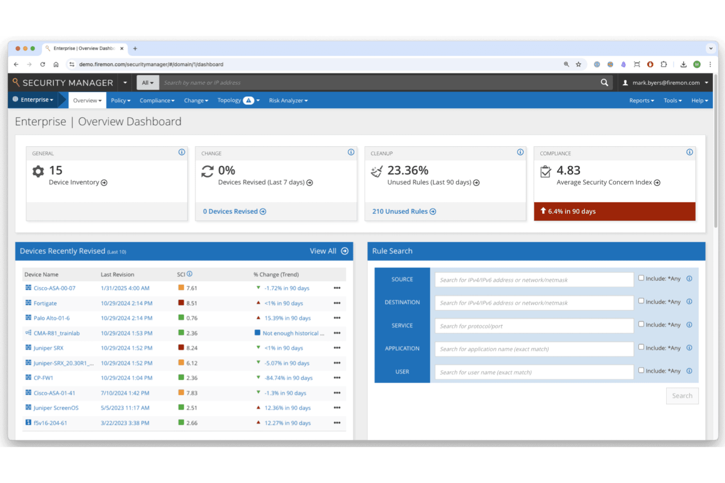 screenshot - FireMon Review: Pros, Cons, Features, and Pricing