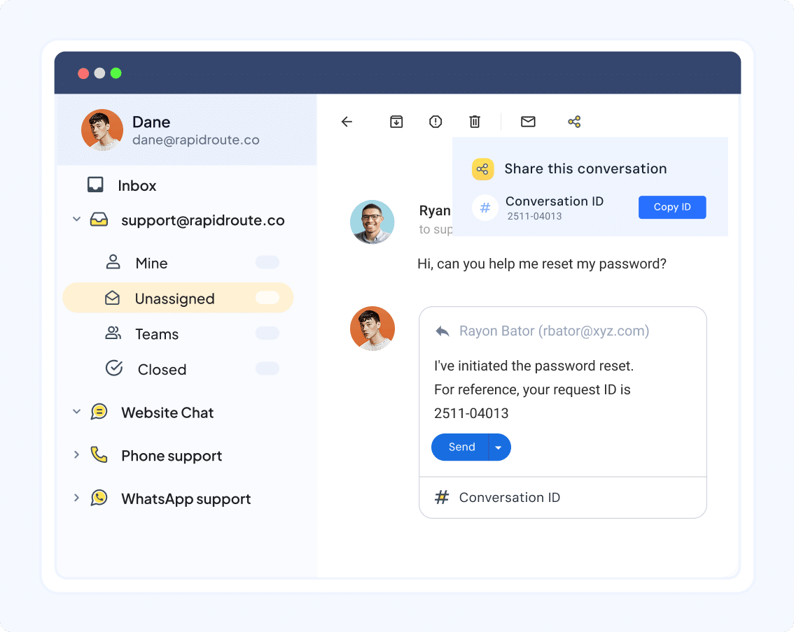 screenshot - Hiver Service Desk Testbericht für 2026